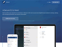 Tablet Screenshot of msecure.com